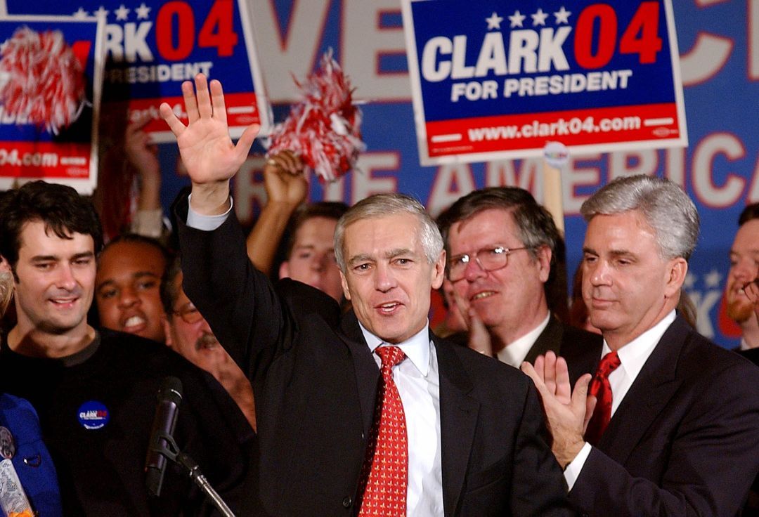 Presidential candidate Wesley Clark
